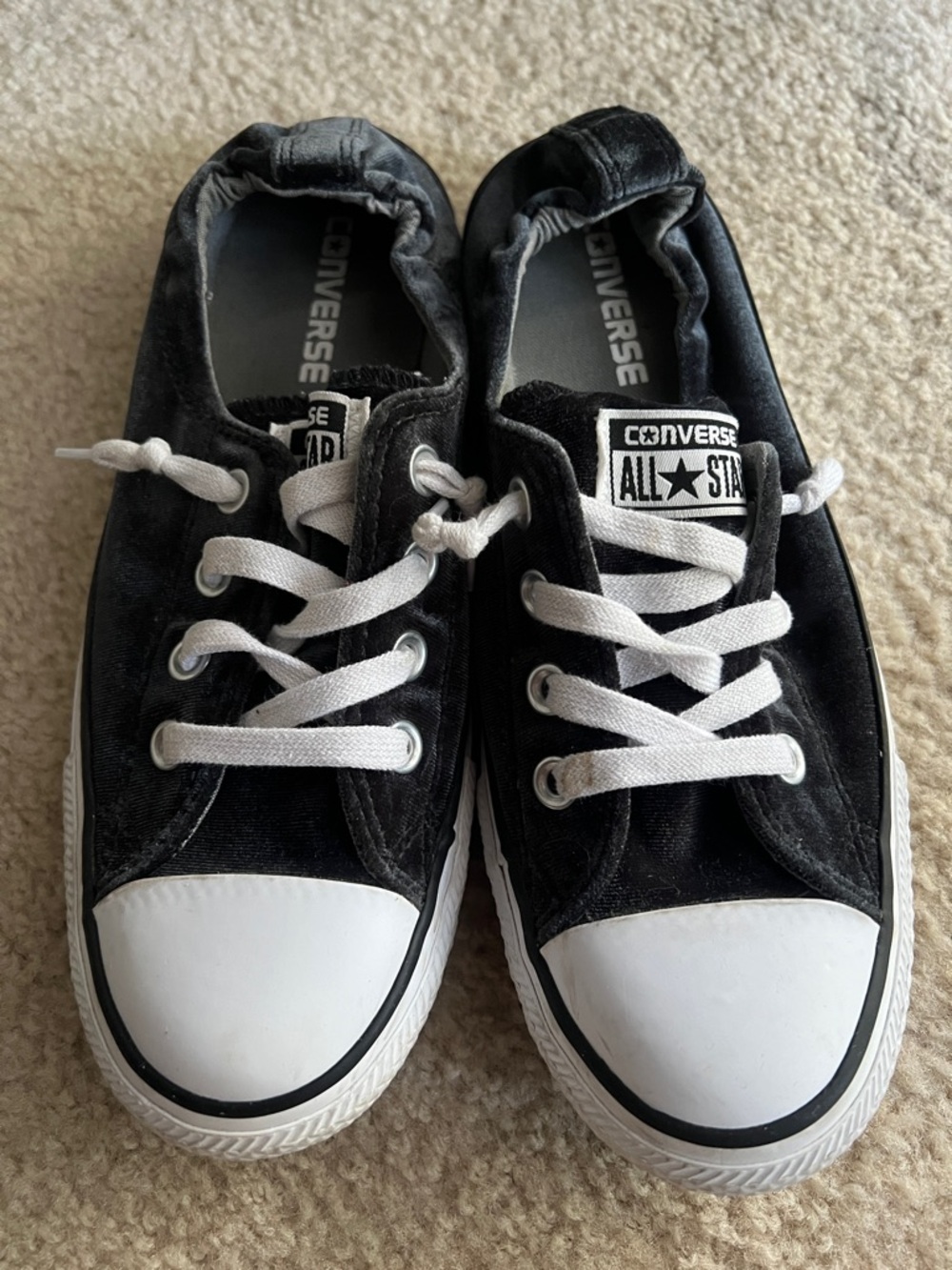 Converse All Star Shoreline - Midnight Blue Velour - Women 8